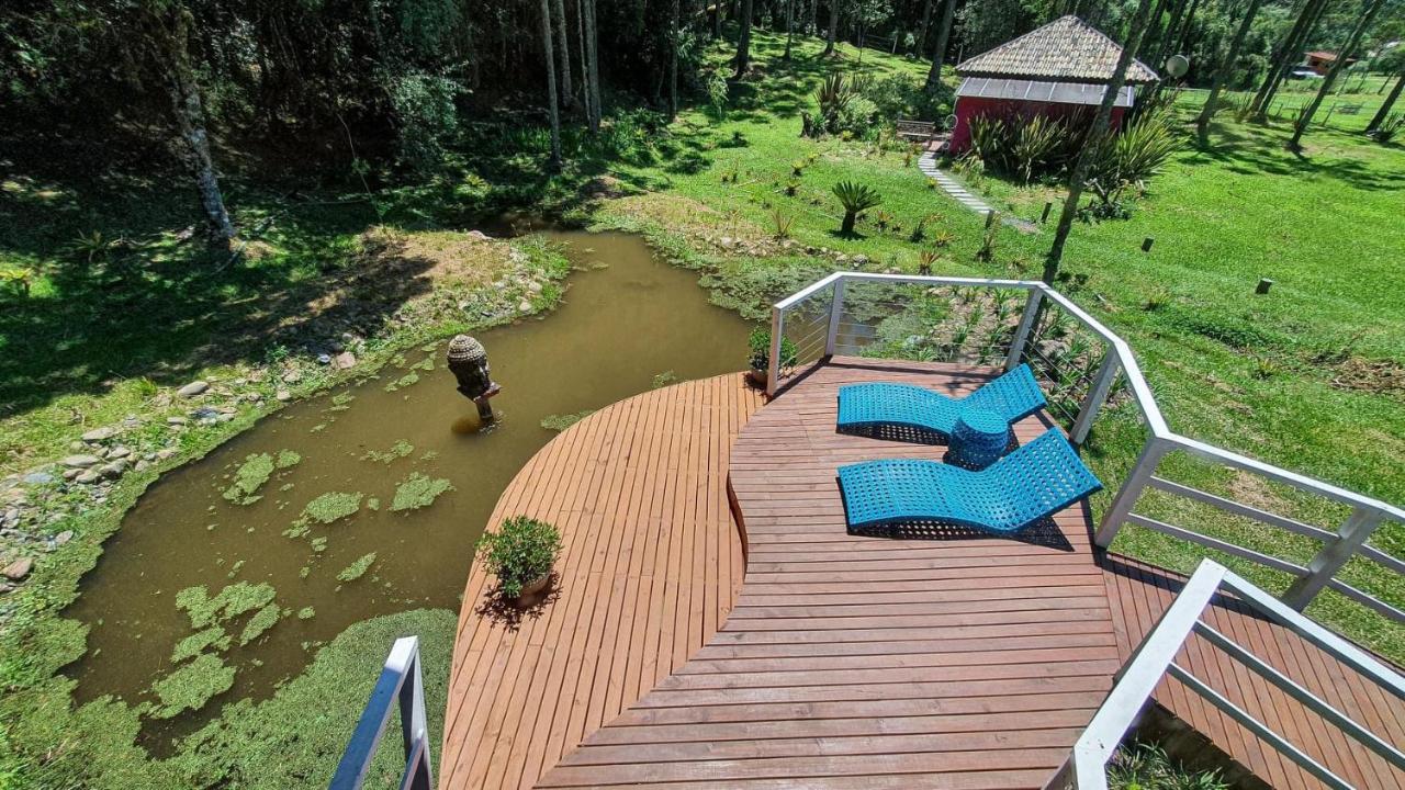 Pousada Jardim Do Buda Piscina E Hidro Urubici Bagian luar foto